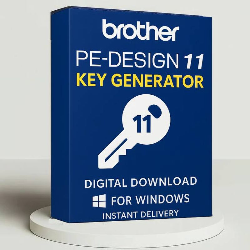 Brother PE Design 11 Key Generator– Instant Digital download For windows only