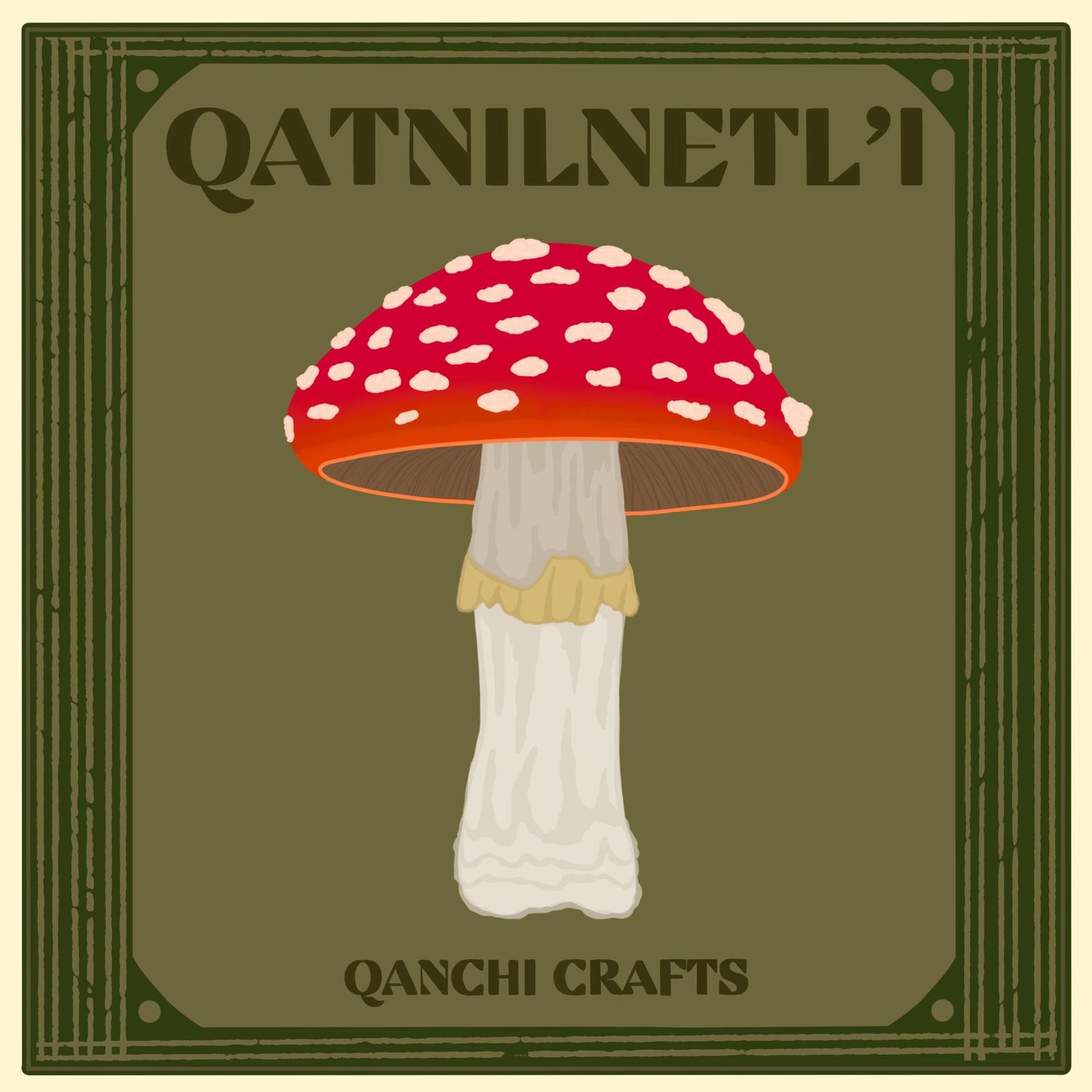 QATNILNETL&#39;I-Mushroom Art Print