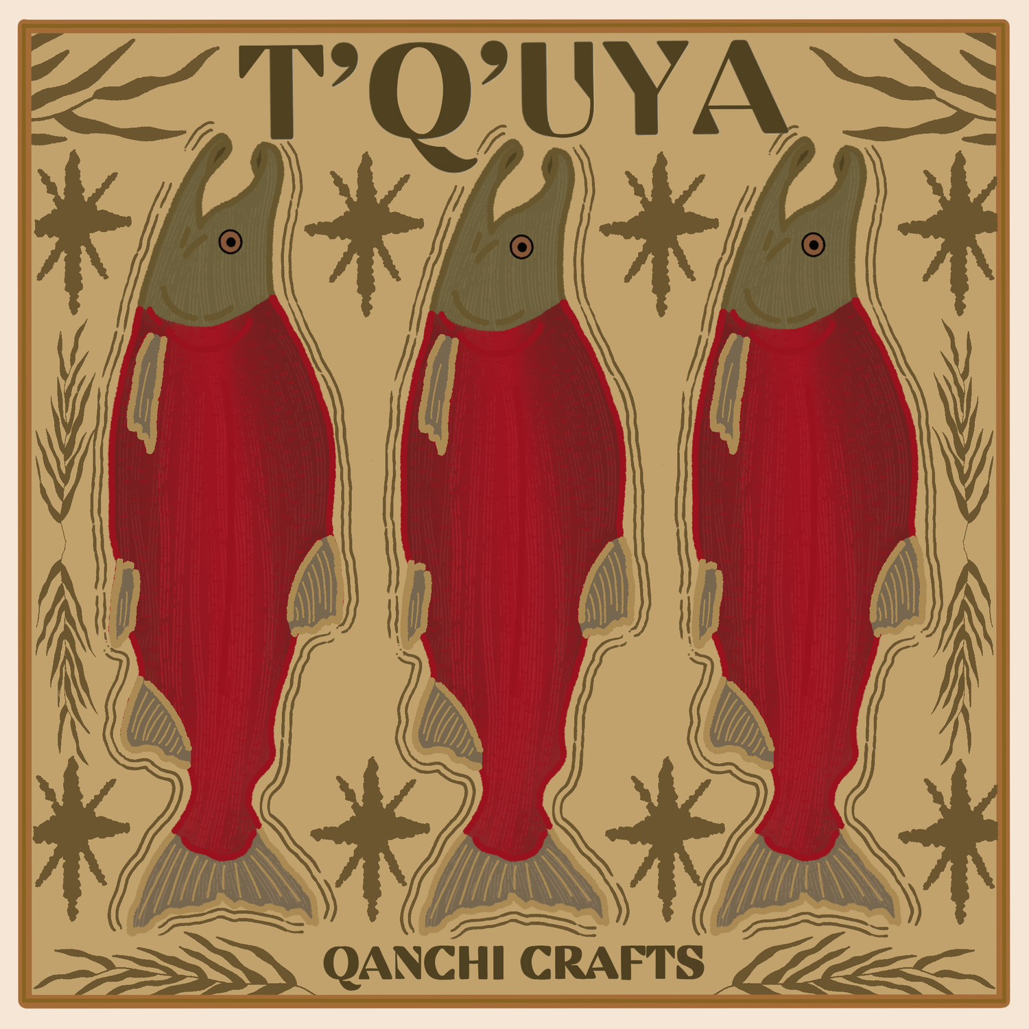 T’Q’UYA-Sockeye Salmon Art Print
