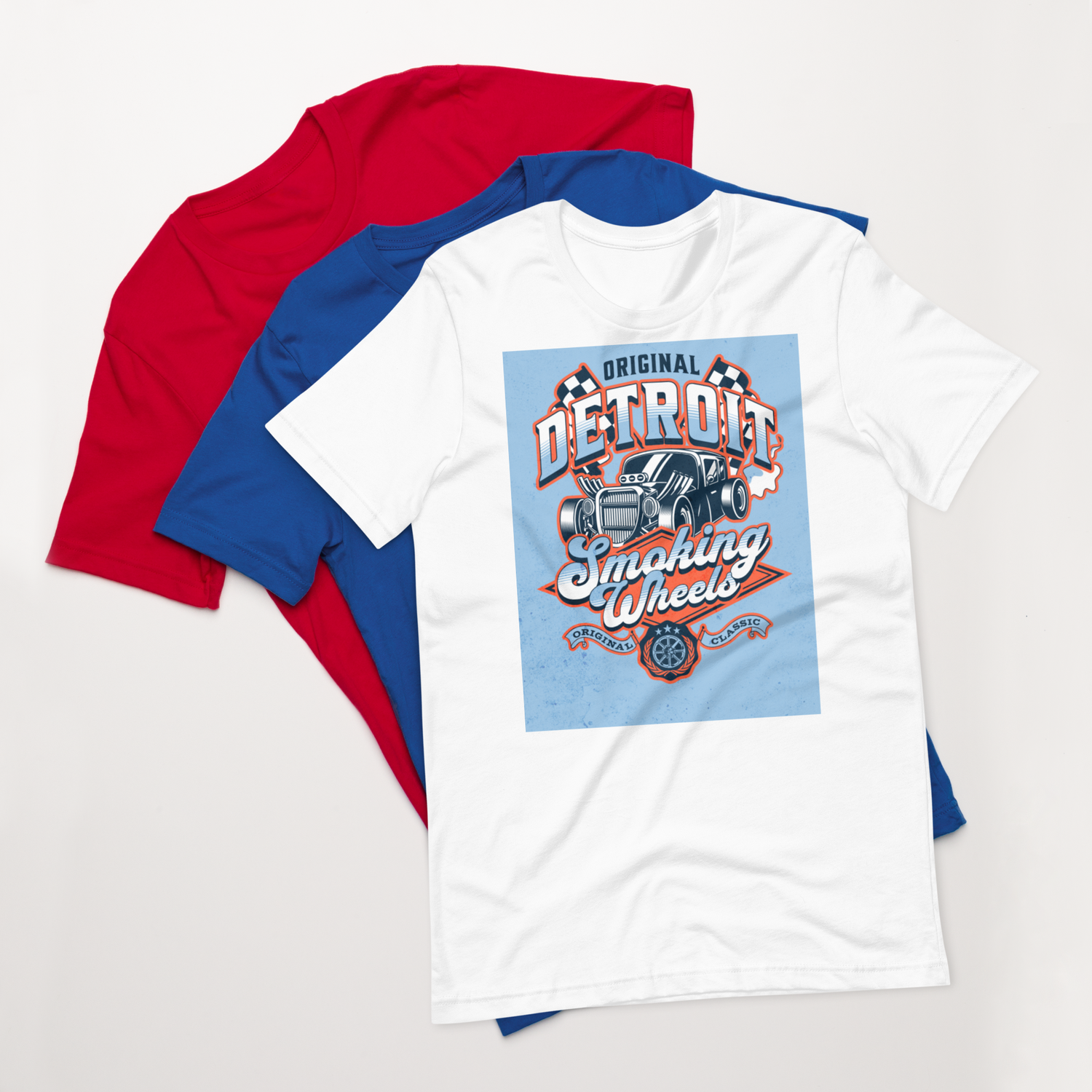 High-Quality T-shirts DETROIT Unisex