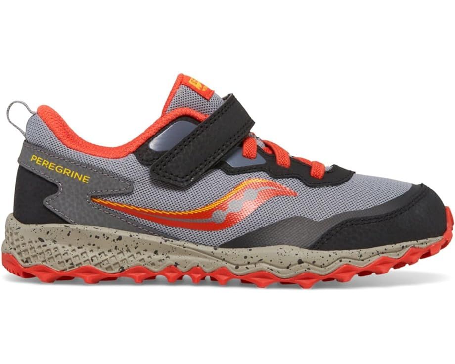 SAUCONY PEREGRINE KDZ AC , Color: GR/RD/YL, Size: 11k