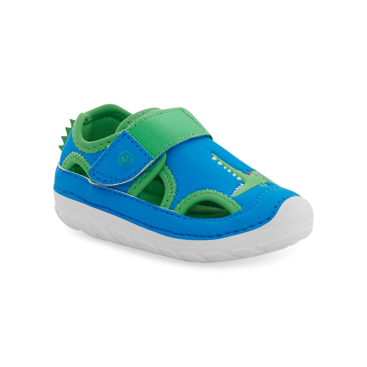 STRIDE RITE SM SPLASH, Color: Blue/Green, Size: 3t