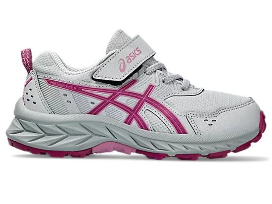 ASICS PRE VENTURE 8 &amp; 9 PS, Color: PIEDMONT GREY/BLACKBERRY, Size: 10K