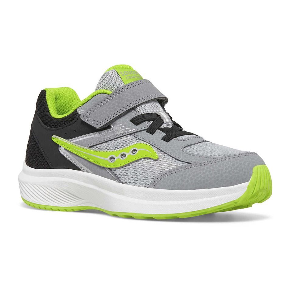 SAUCONY COHESION KDZ A/C , Color: BLKGYGN, Size: 11k