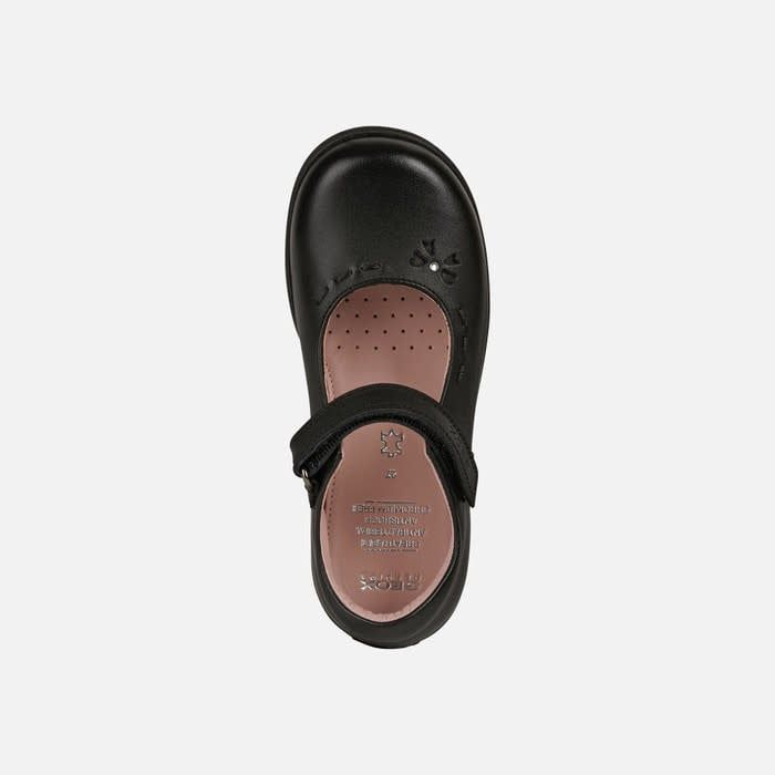 GEOX - J NAIMARA G. A-SMO LEA FLATS (VELCRO) (2023-2024) (SIZES 8T-5Y) -
