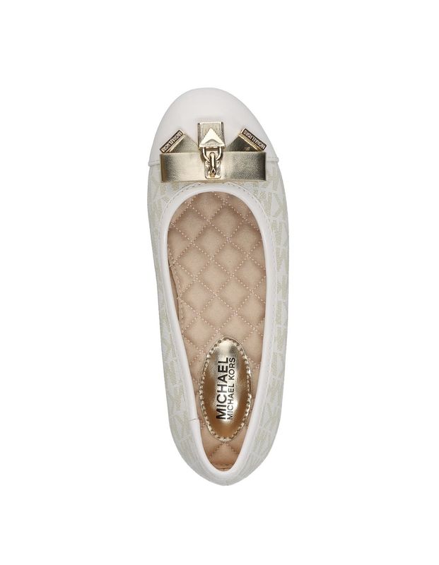 MICHAEL KORS - KENYA LOCK FLATS (BLACK/GOLD) (2023) (SIZES 11K-5Y) -