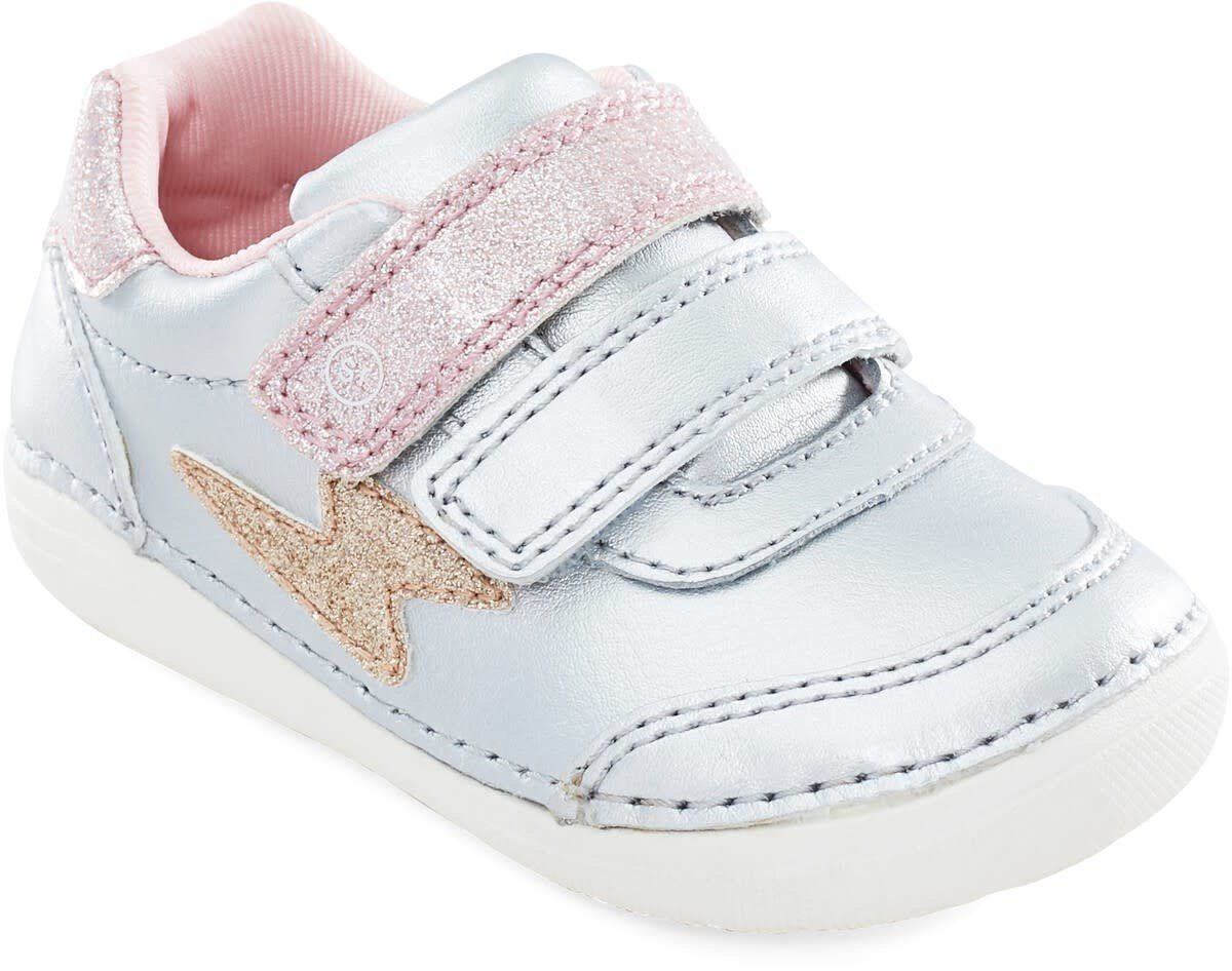STRIDE RITE SM KENNEDY, Color: SILVER/MULTI, Size: 3T