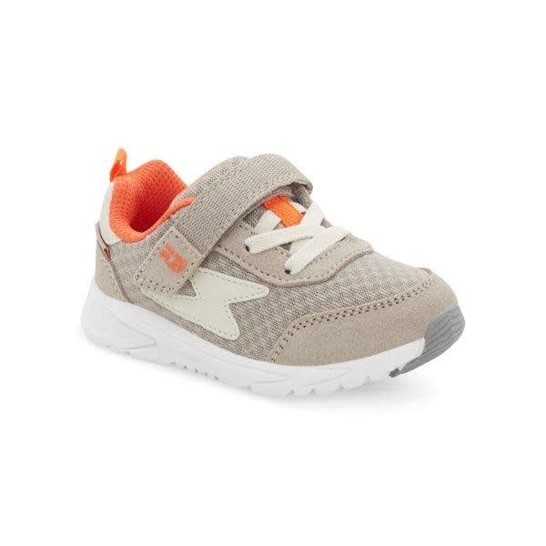 STRIDE RITE M2P ZIPS RUNNER, Color: BEIGE, Size: 5T