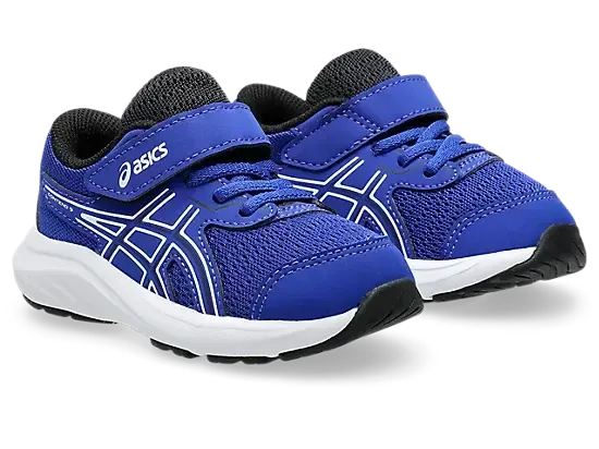 ASICS CONTEND 9 TS, Color: TRUE BLUE/WHITE, Size: 5t