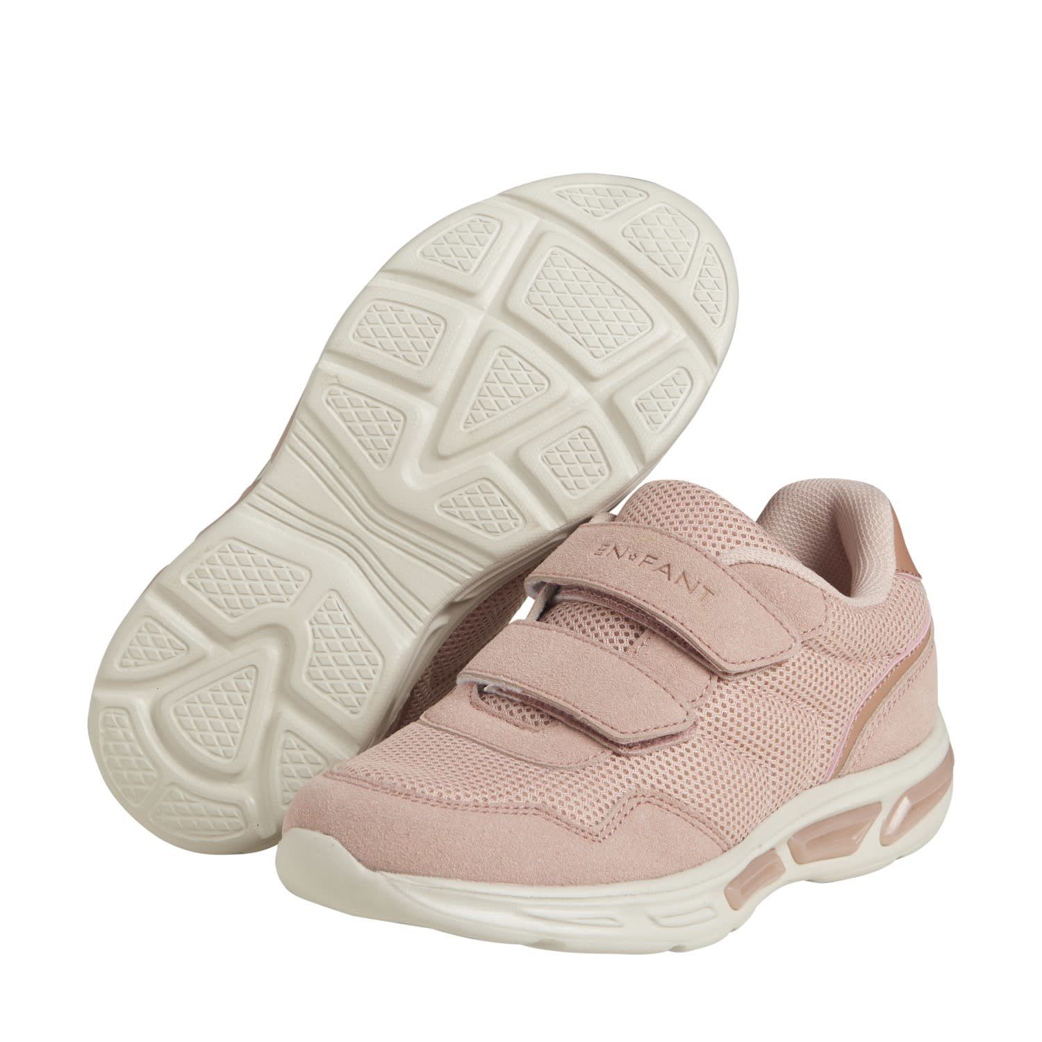 ENFANT LIGHT UP SNEAKERS VELCRO, Color: MISTY ROSE, Size: 24/8C