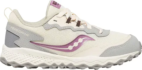 SAUCONY PEREGRINE KDZ TIE UP LACE, Color: ORCHID, Size: 1Y