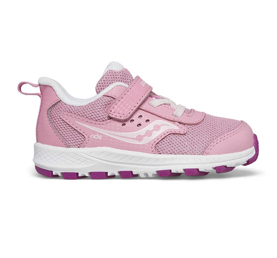 SAUCONY RIDE JR , Color: PINK, Size: 12K