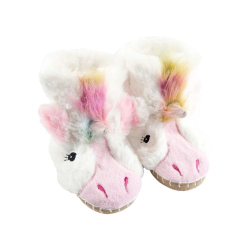 LITTLE BLUE HOUSE KIDS FUZZY SLIPPERS UNICORN XL(1-3)