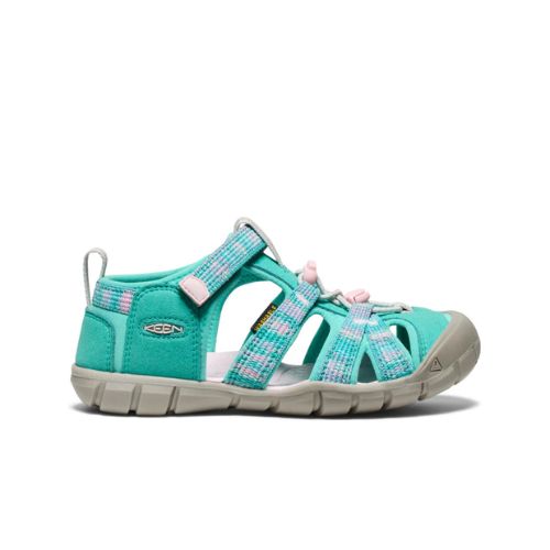 KEEN SEACAMP II CNX BIG KIDS BRIGHT AQUA/PINK-A-BOO 3Y
