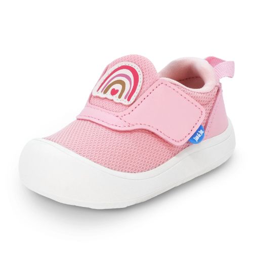 JAN &amp; JUL MINI-FLYER SHOES Pink Rainbow 4T