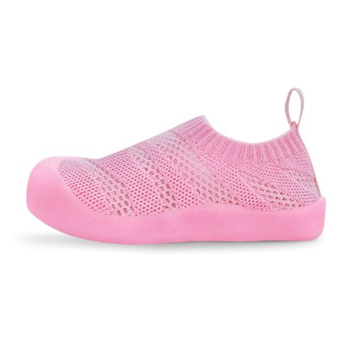 JAN &amp; JUL KNIT AND JELLY JUMPER SHOES Pretty pink 5T