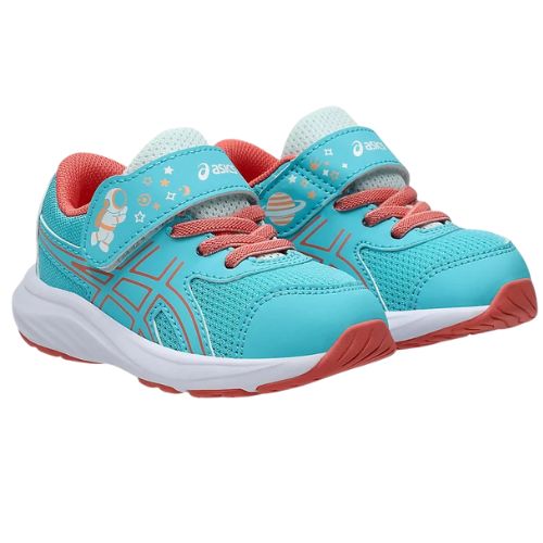 ASICS CONTEND 9 TS SCHOOL YARD ENERGY AQUA/PAPAYA 4T