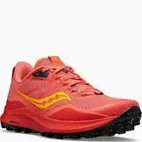 SAUCONY PEREGRINE KDZ A/C SHIELD GR/RD/YL 5y