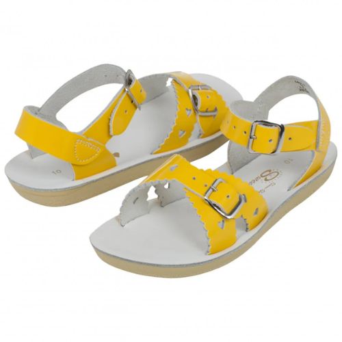 SALT WATER SANDAL SWEETHEART YELLOW 3Y