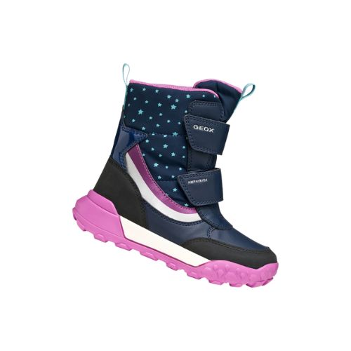 GEOX J TREKKYUP B ABX B PRINT  NAVY/PURPLE 1Y