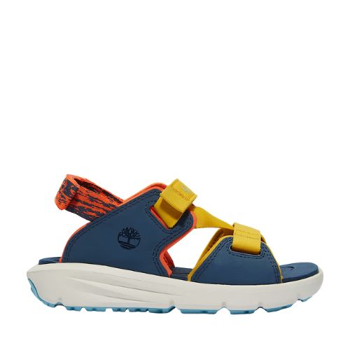 TIMBERLAND MOTION DUNE BACKSTRAP YOUTH SANDAL MEDIUM YELLOW WEBBING 1Y