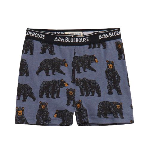 LITTLE BLUE HOUSE BOY'S BOXERS BEAR BUM 6