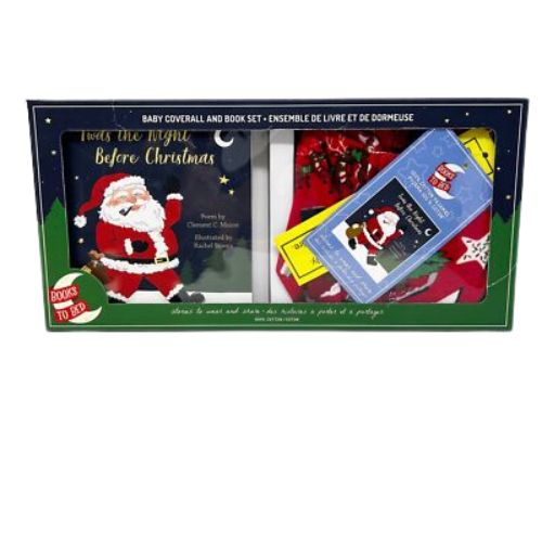 BOOKS TO BED BABY BOX SET TWAS THE NIGHT BEFORE CHRISTMAS 12-18M
