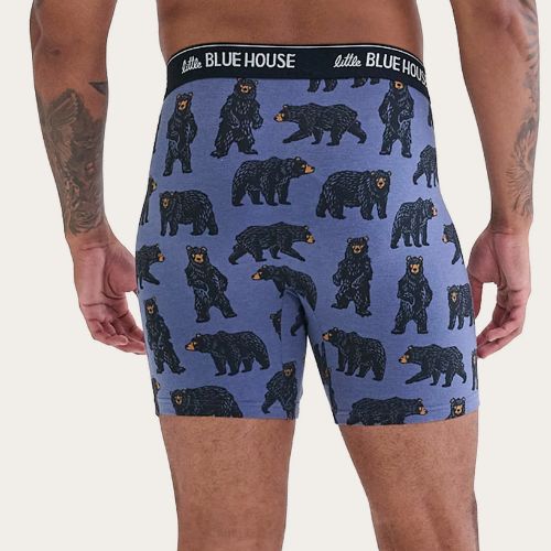 LITTLE BLUE HOUSE BOY'S BOXERS WILD BEARS 7