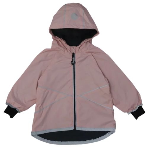 CALIKIDS MID SEASON FLEECE LINED JAKETS BLUSH/GREY 2T