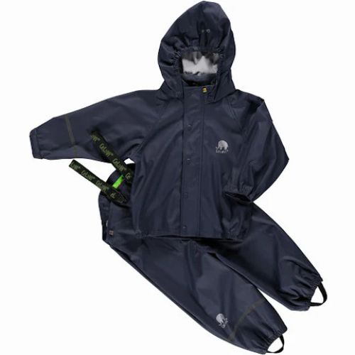 CELAVI RAIN JACKET WITH FLEECE NAVY 100-3/4Y