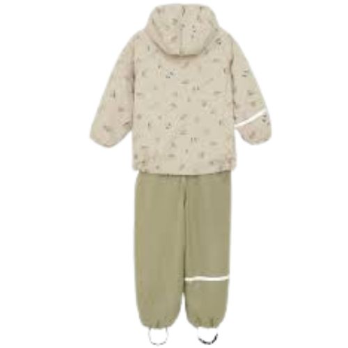 CELAVI AOP RAIN SET WITH FLEECE PATTERN 90-2Y