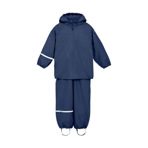 CELAVI RAIN JACKET WITH FLEECE NAVY 110-5Y