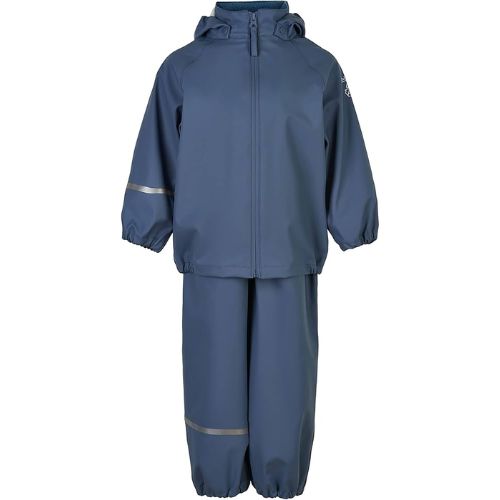 CELAVI RAIN SUIT WITH FLEECE NAVY 80-1Y