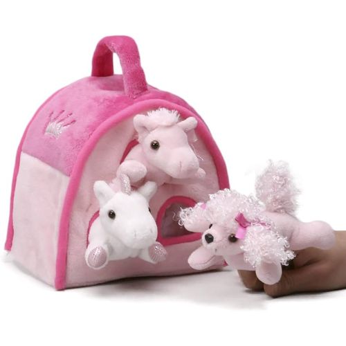 UNIPAK PINK PUPPET HOUSE