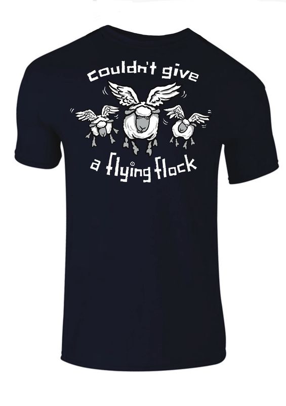 Flockers | Couldn&#39;t Give A Flying Flock | Men&#39;s T-shirt |