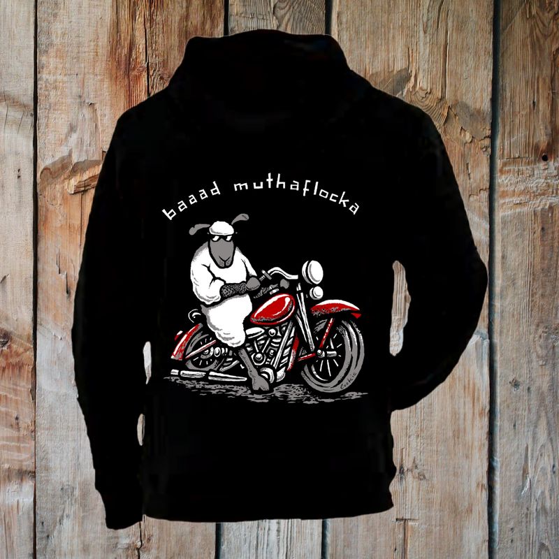 Flockers | Baaad Muthaflocka | Rugged Hoodie