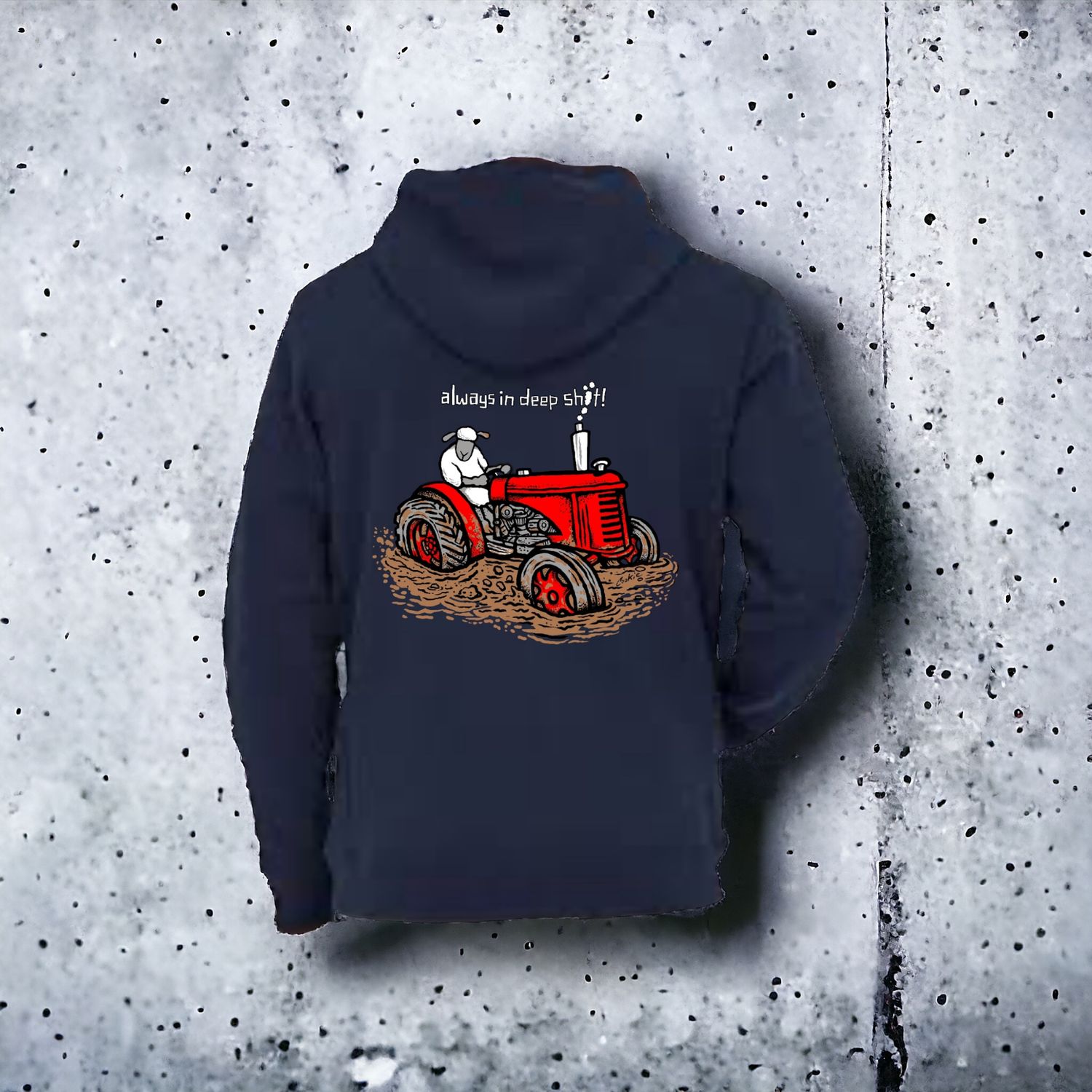 Flockers | Always in Deep Sh*t! Rugged Hoodie