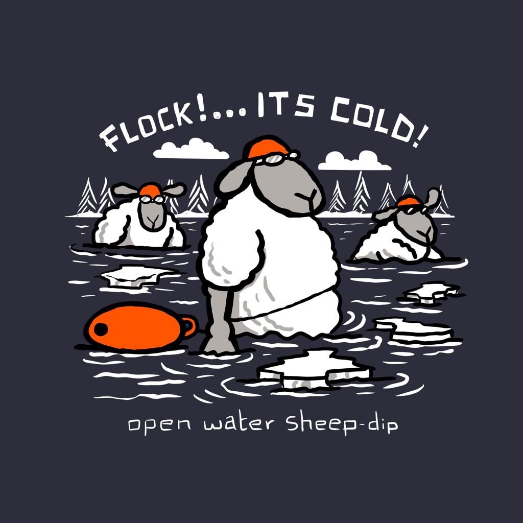 Flockers |  Flock...It&#39;s Cold | Metal Wall Sign
