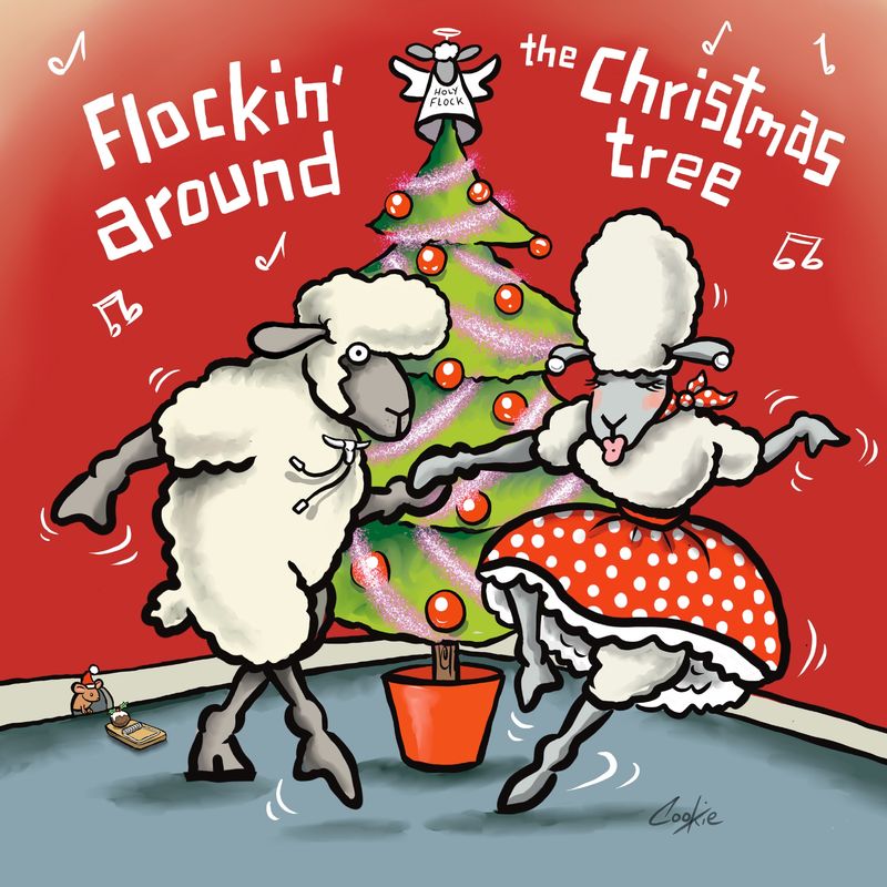 Flockers | Flockin Around | Greetings Card