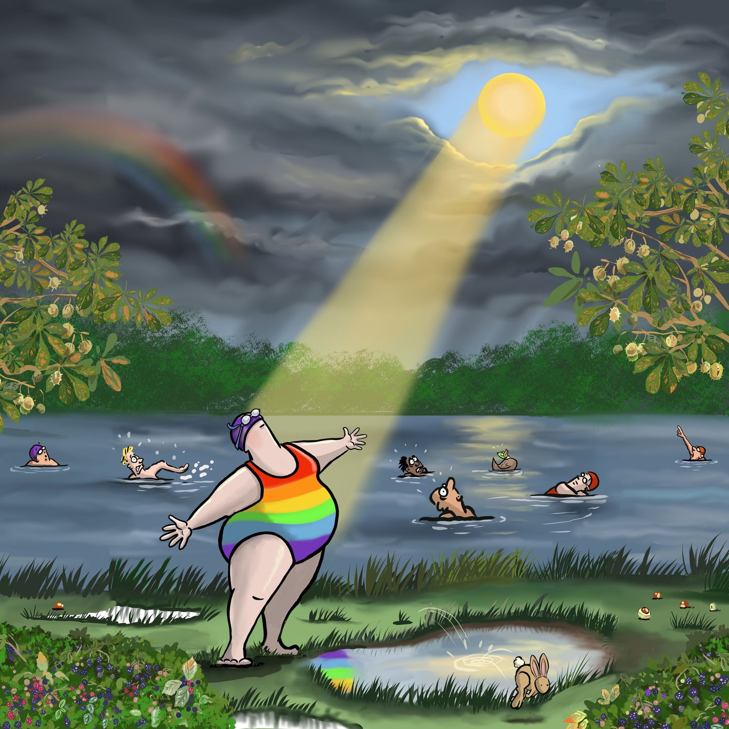 Flockers | Little Ray of Sunshine | Greetings Card | GCKM016