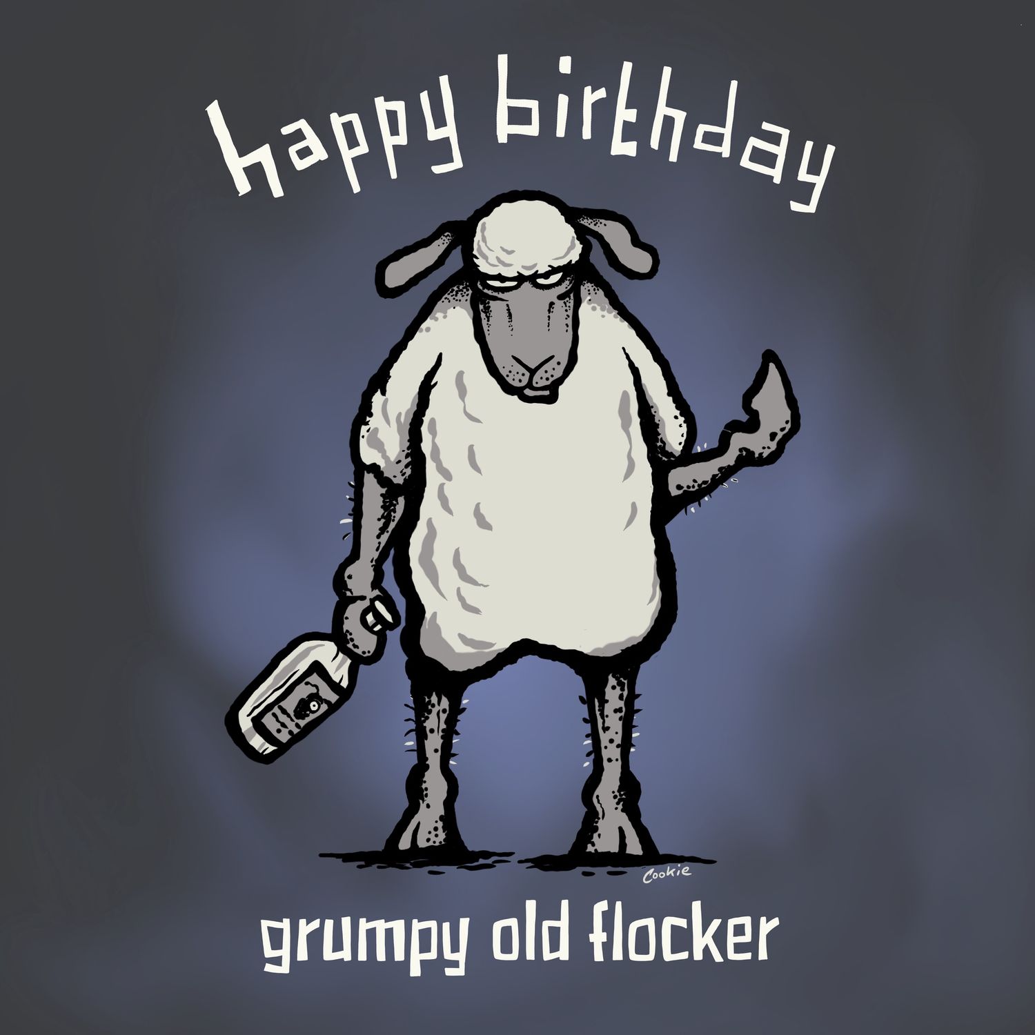 Flockers | Happy Birthday Old Flocker | Happy Birthday Greetings Card