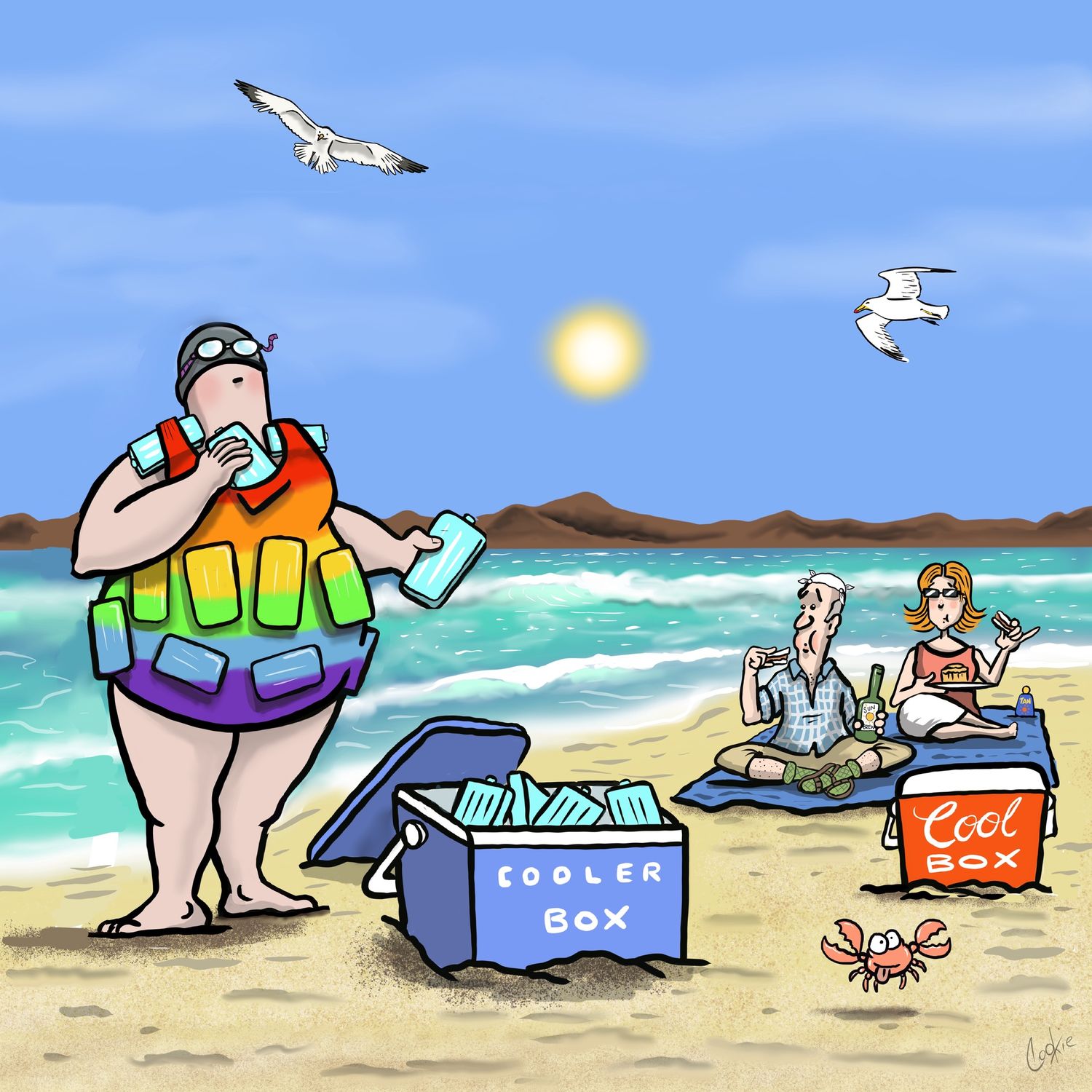 Flockers | Ice Packer | Greetings Cards | GCKM14