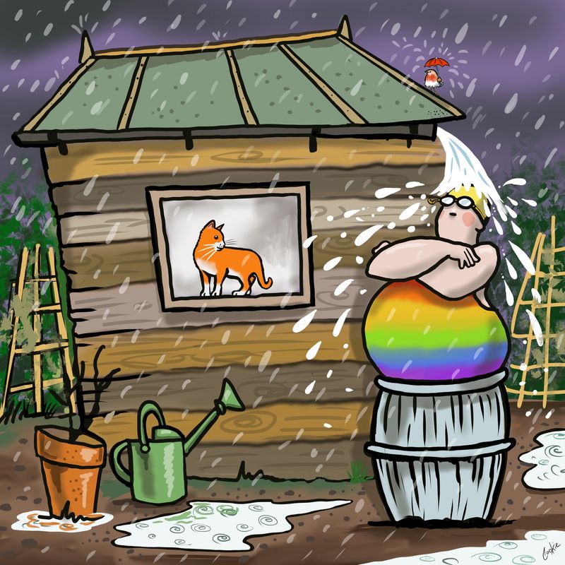 Flockers | Like it allotment | Greetings Card | GCKM17