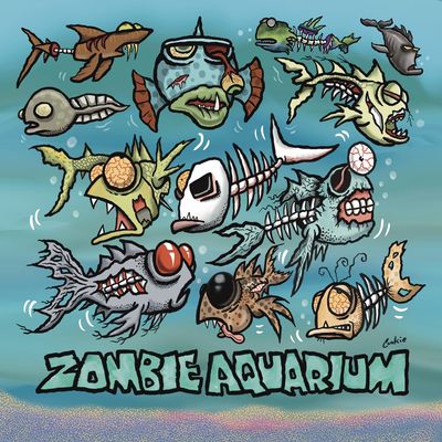 Cookie Classics Car Sticker | Zombie Aquarium