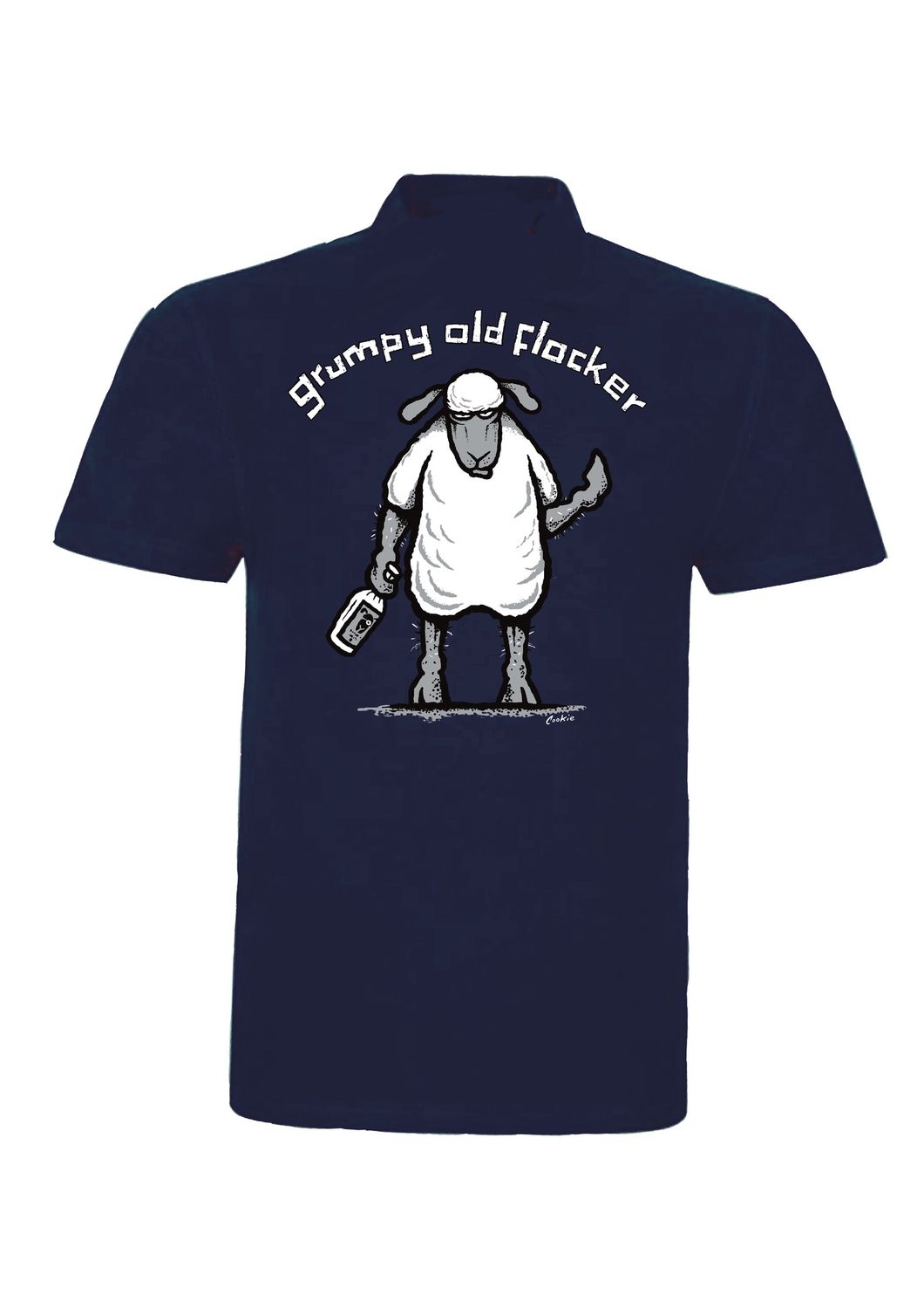 Flockers | Grumpy Old Flocker| Short Sleeved Polo|