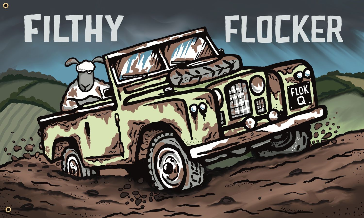 Flocker | Filthy Flocker Flag | FLAGFL03