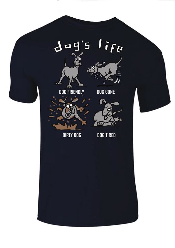 Flockers | Dog&#39;s Life | Men&#39;s T-shirt