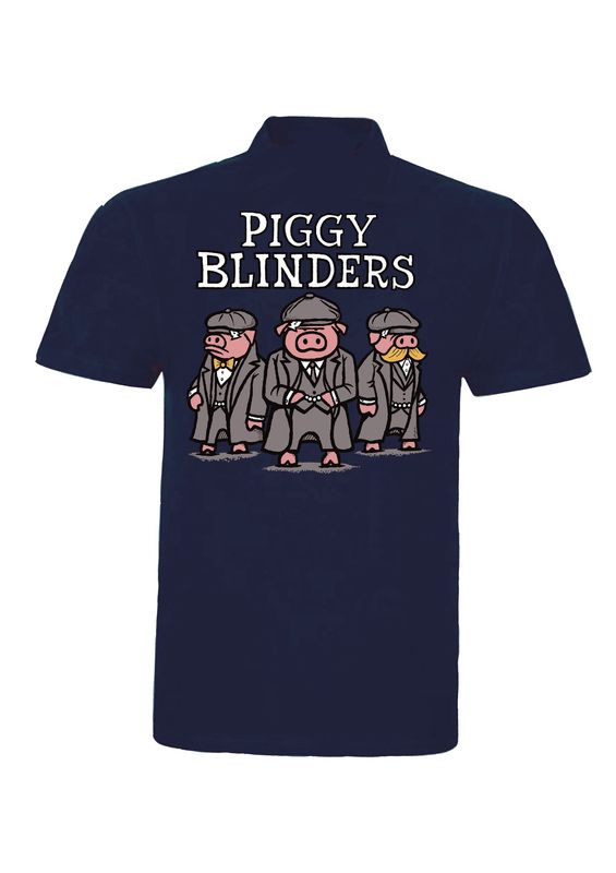 Flocker | Piggy Blinders | Short Sleeved Polo Shirt
