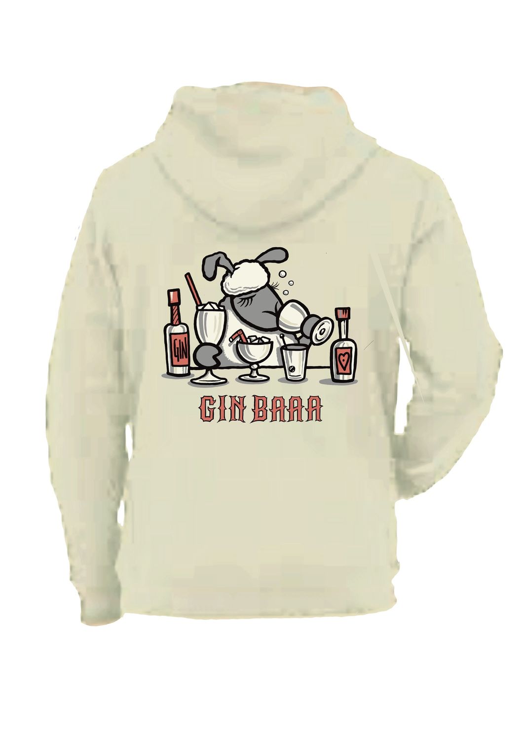 Flockers | Gin Baa | Rugged Hoodie