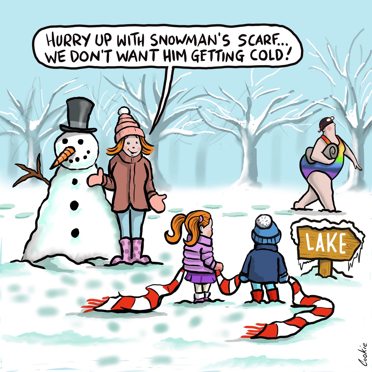 Kimmer | Snowman | Greetings Card | GCKM